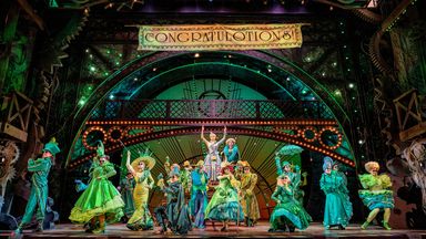 Wicked is performed in one of London's biggest theatres. Pic: Mark Senior